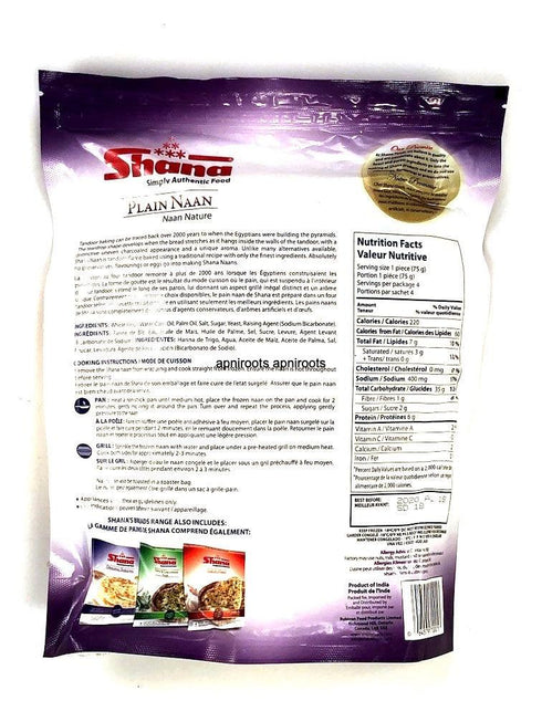 SHANA PLAIN NAAN 300G - apniroots Grocery